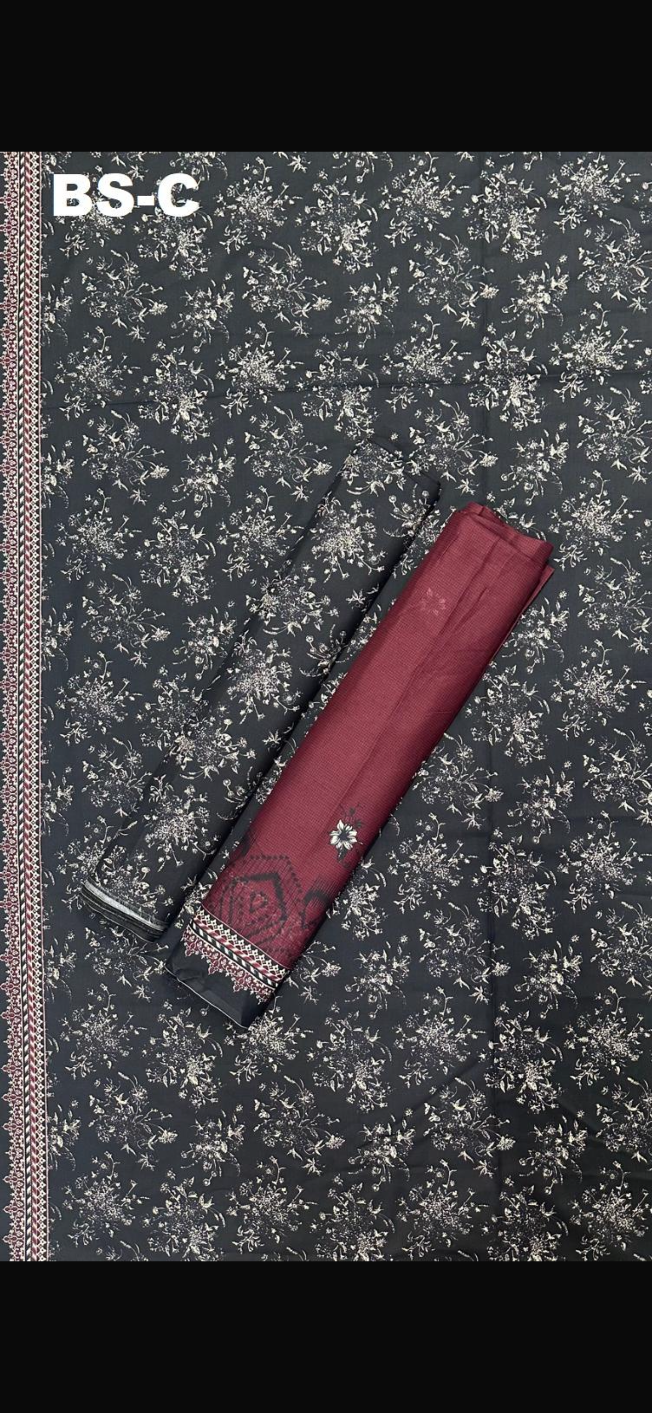 BIN SAEED Unstitched 3 Piece Printed Cotton Collection