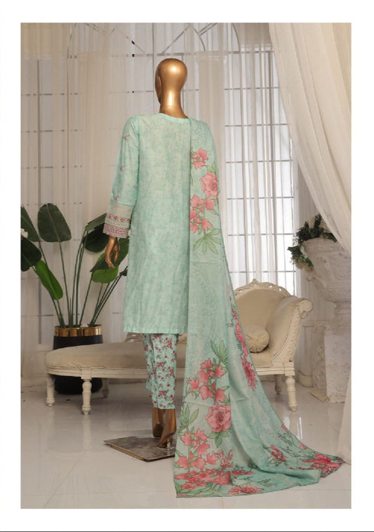 *Bin Saeed | Luxury Stitched 3PC Lawn Collection