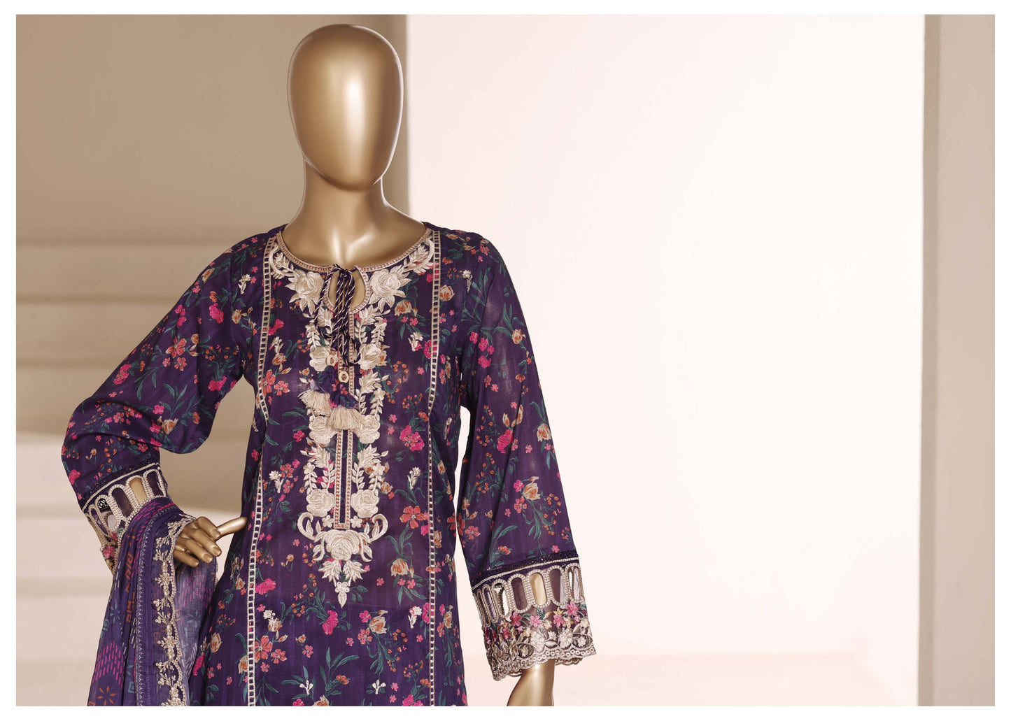 Sada Bahar | Stitch 3 PC Signature Festive Embroidered Lawn Collection