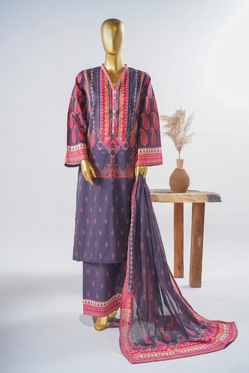 Bin Saeed | Stitch 3 Pc printed Lawn Collection
