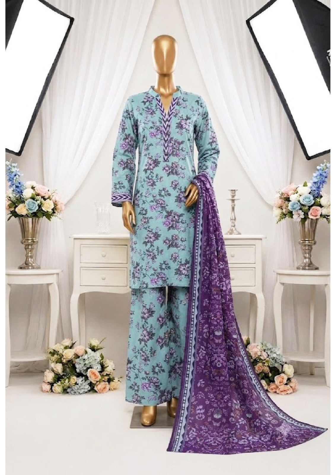 RIWAYAT | Stitched 3 Piece Printed Lawn Collection for Women