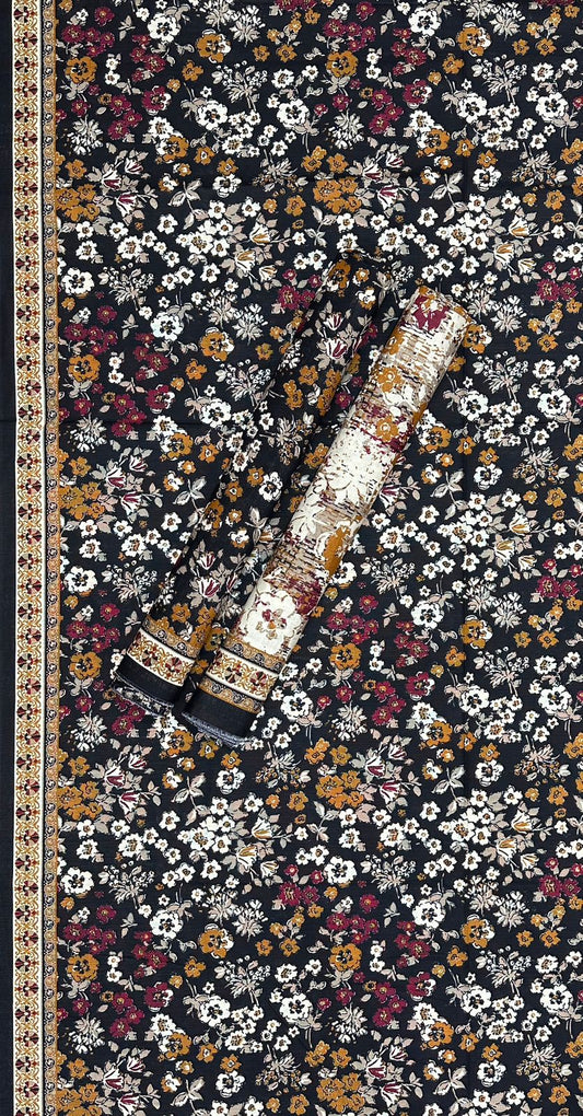 Bin Saeed | Unstitched 3pc Printed Cotton