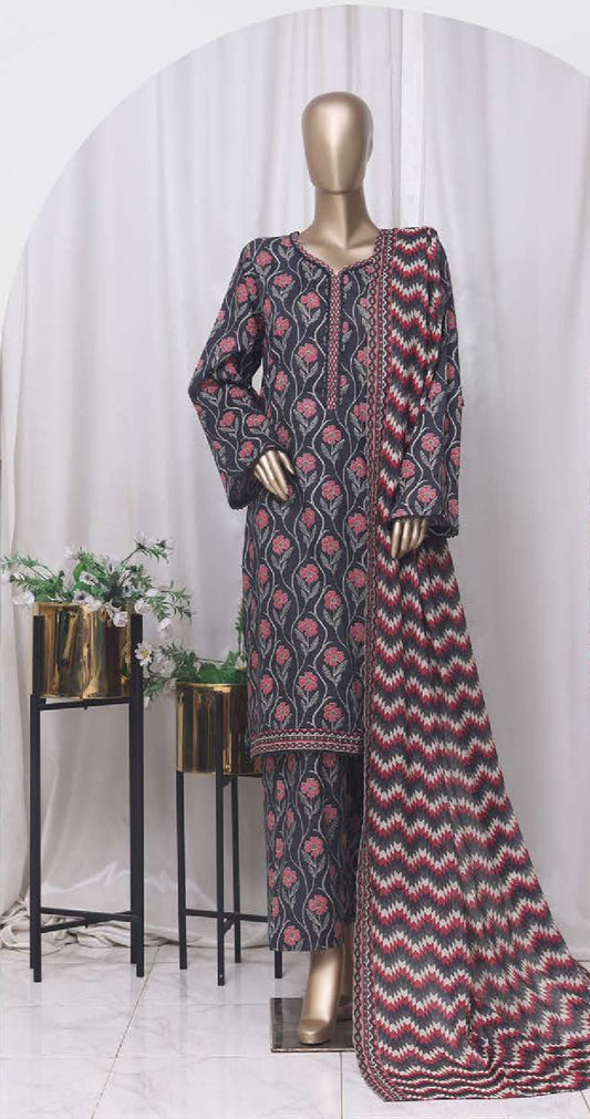 Bin Saeed | Stitched 3pc Printed Cotton Collection