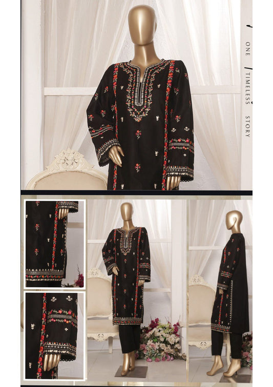 BIN SAEED |Stitched Embroidered Khaddar 2PC Collection
