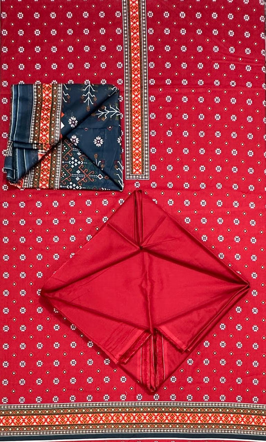 Bin Saeed | Unstitched 3pc Printed Cotton