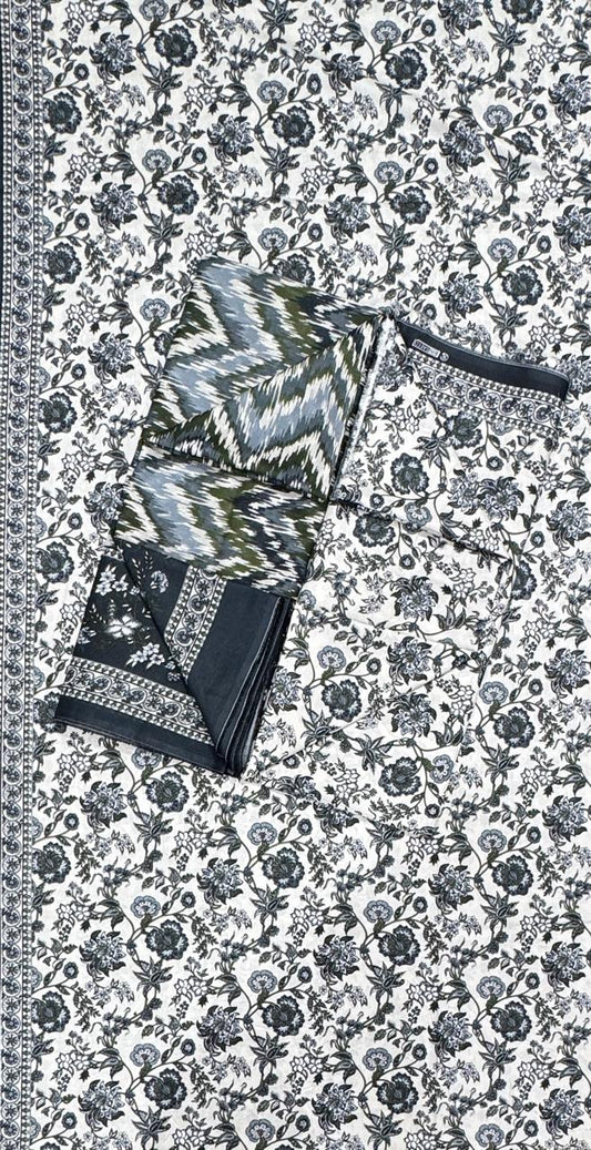 Bin Saeed | Unstitched 3pc Printed Cotton