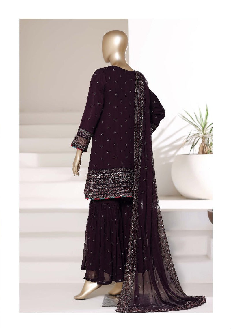 Sada Bahar | Stitch 3 Pc Embroidered Afsanay Luxury Chiffon Collection