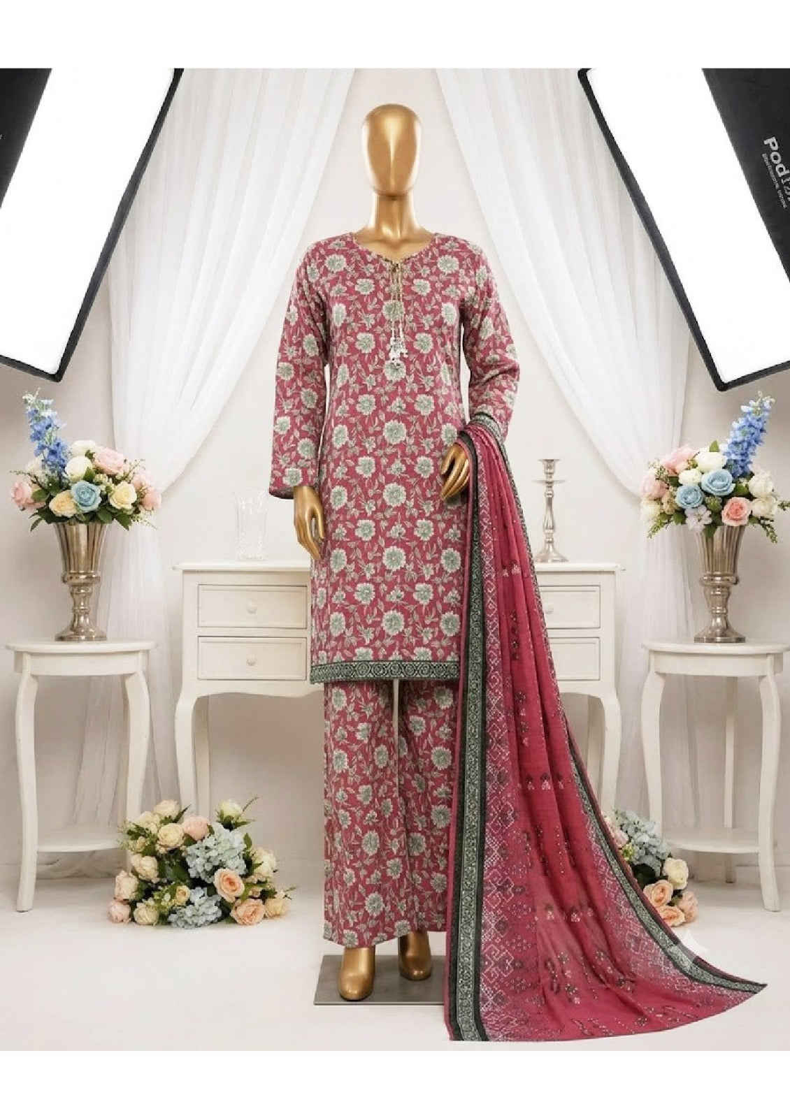 RIWAYAT | Stitched 3 Piece Printed Lawn Collection for Women