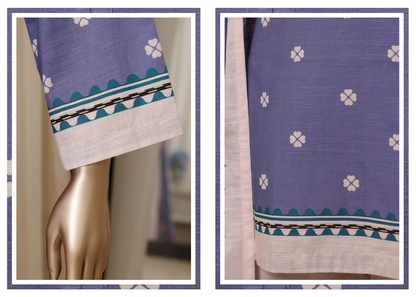 Sada Bahar | Stitched Printed Short Shirt Khaddar  With Flapper Trouser