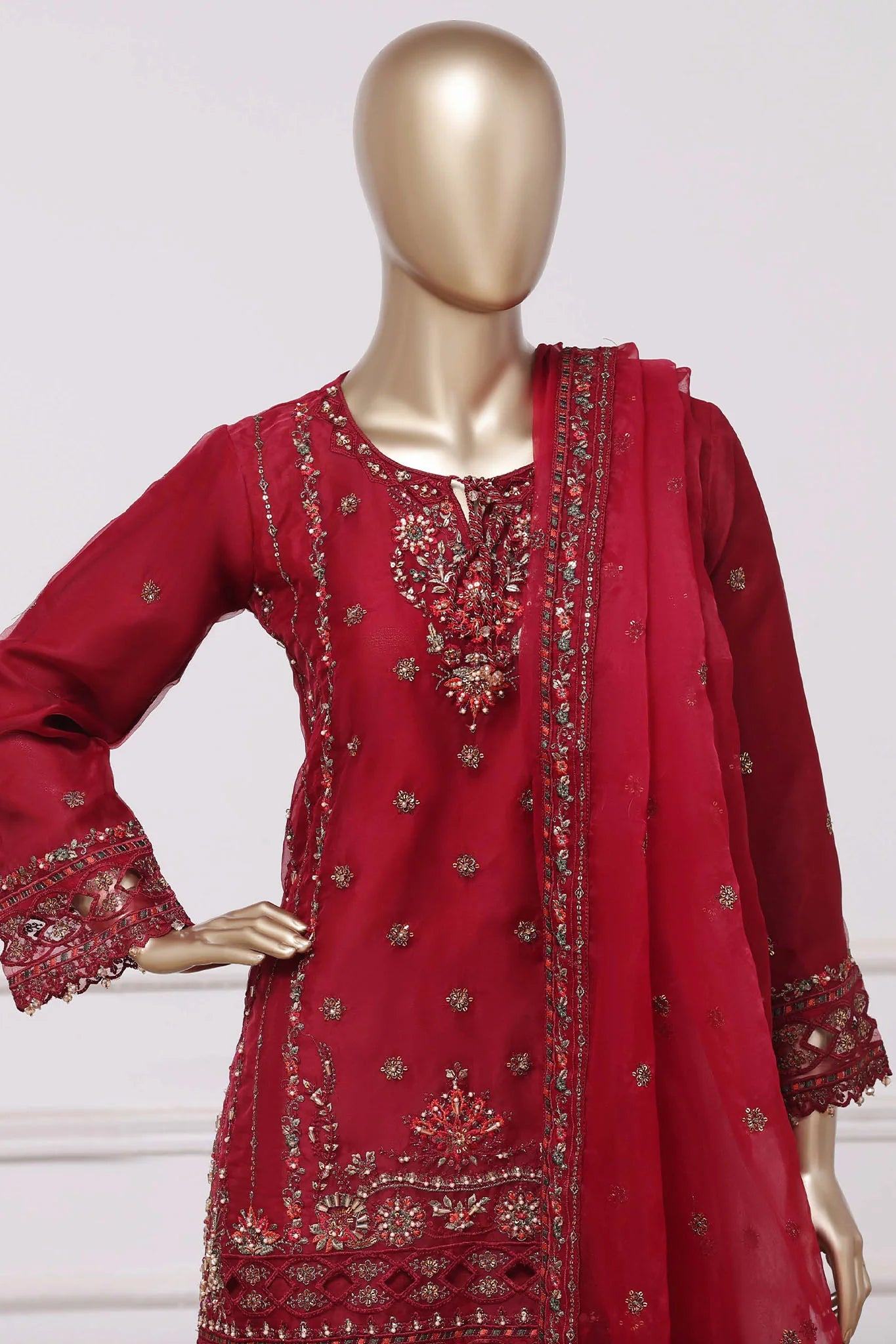 Mahpara By Sada Bahar | Stitch 3 Pc Festive Formal Collection with Farshi Shalwar