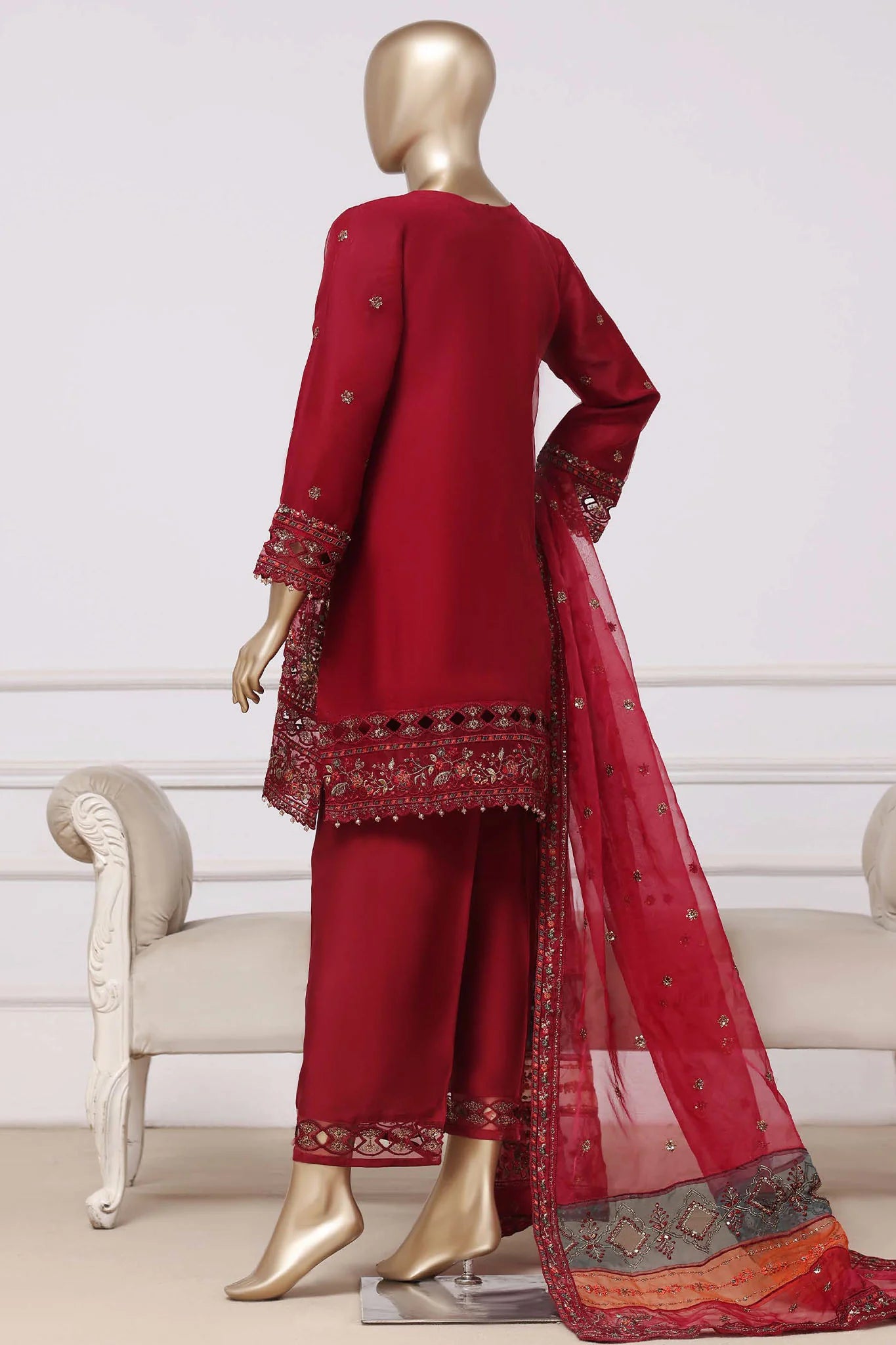 Mahpara By Sada Bahar | Stitch 3 Pc Festive Formal Collection with Farshi Shalwar