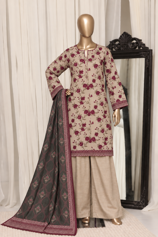 BIN SAEED | Stitch 3PC Printed Khaddar Collection – Premium Winter Collection