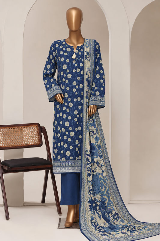 BIN SAEED | Stitch 3PC Printed Khaddar Collection – Premium Winter Collection