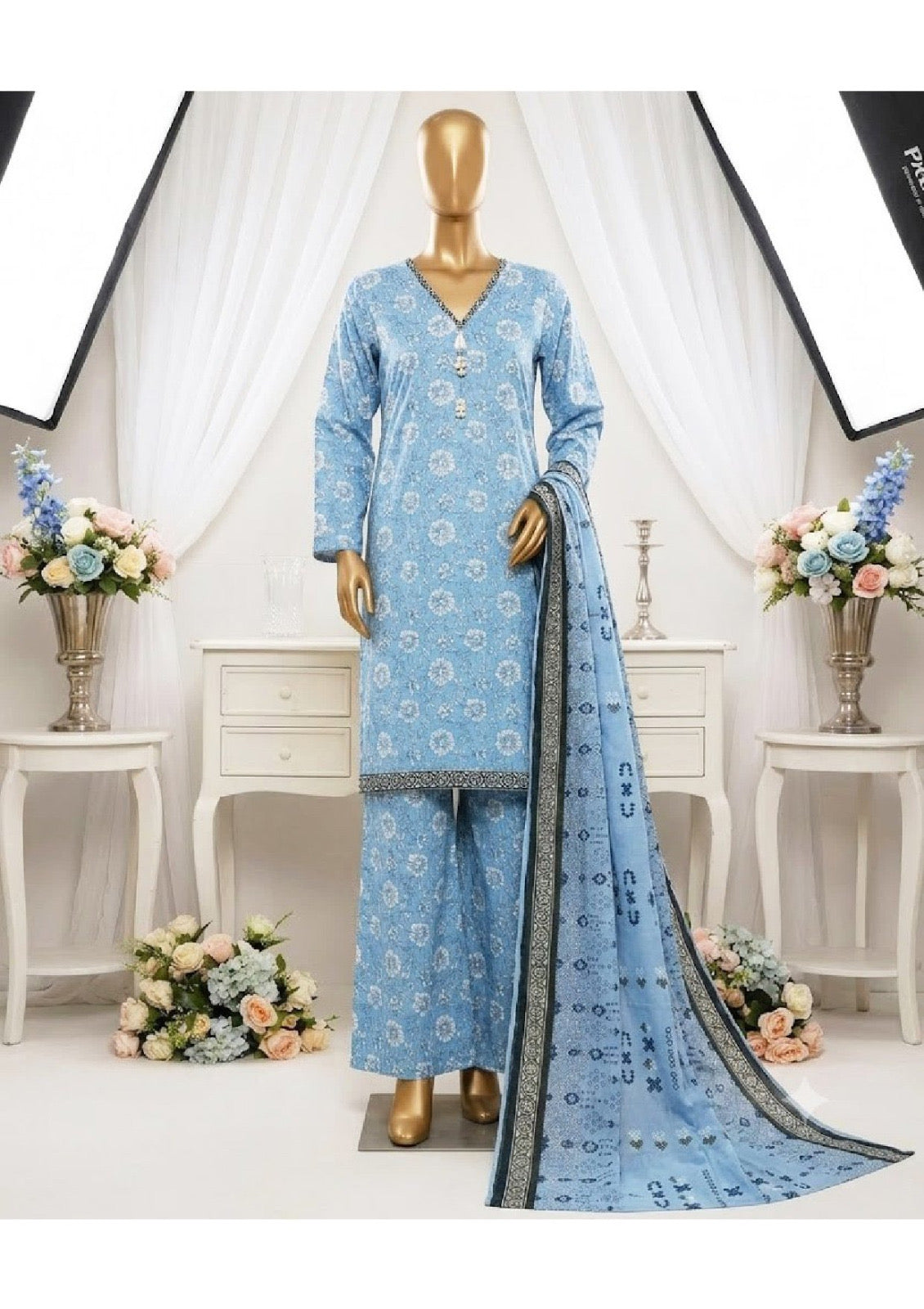 RIWAYAT | Stitched 3 Piece Printed Lawn Collection for Women