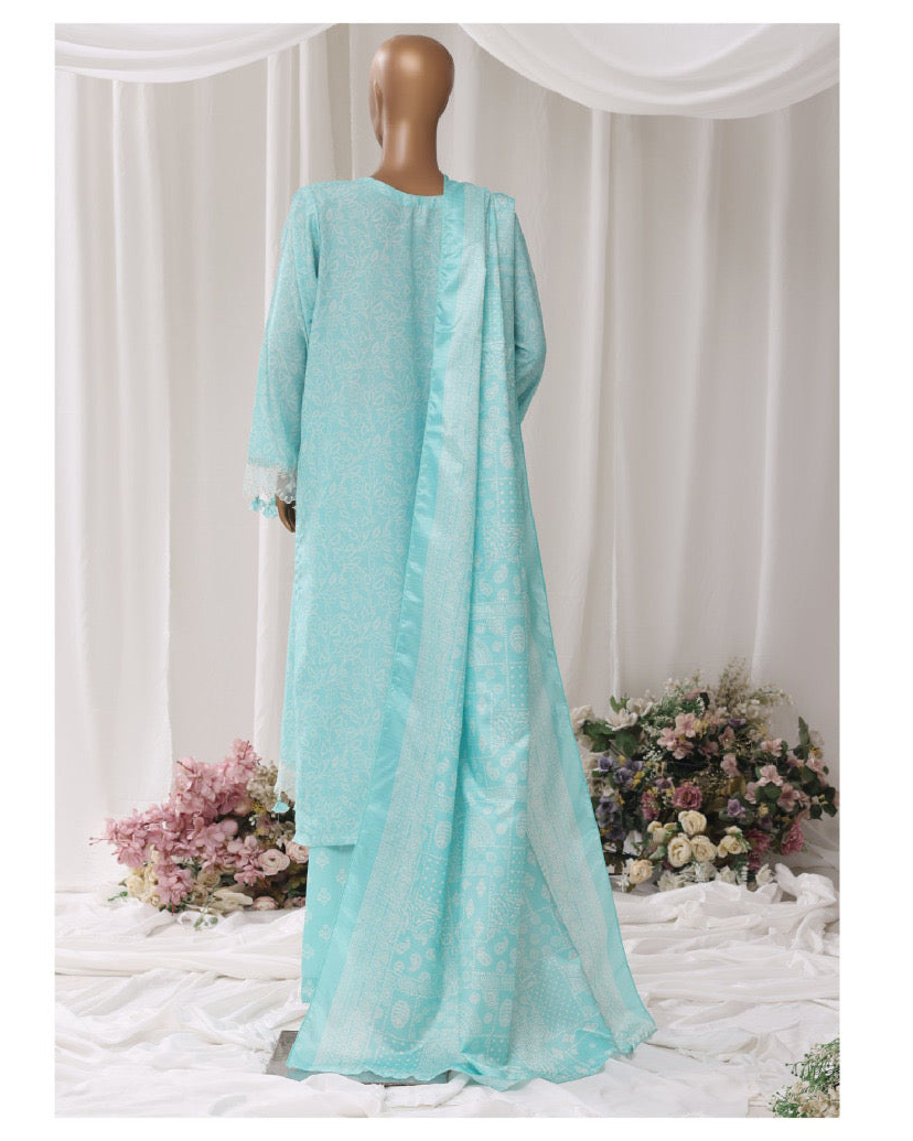 BIN SAEED | Exclusive Luxury Embroidered Viscose with Flapper — Stitched 3-Piece Collection