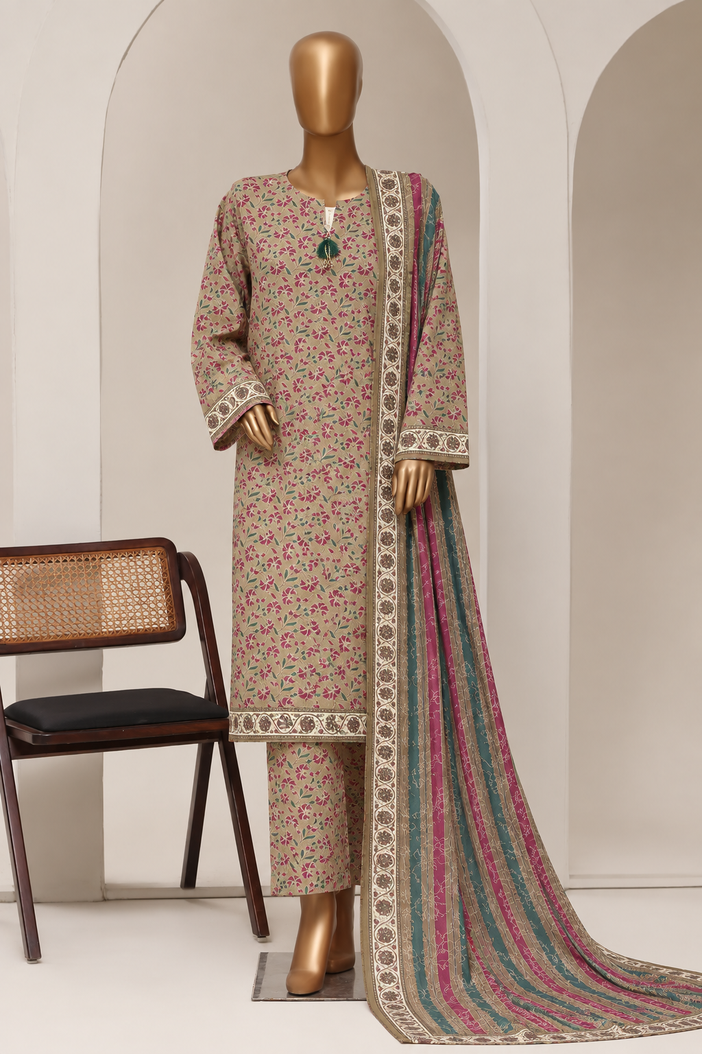BIN SAEED | Stitch 3PC Printed Khaddar Collection – Premium Winter Collection