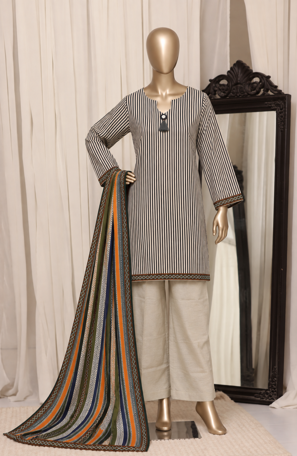BIN SAEED | Stitch 3PC Printed Khaddar Collection – Premium Winter Collection