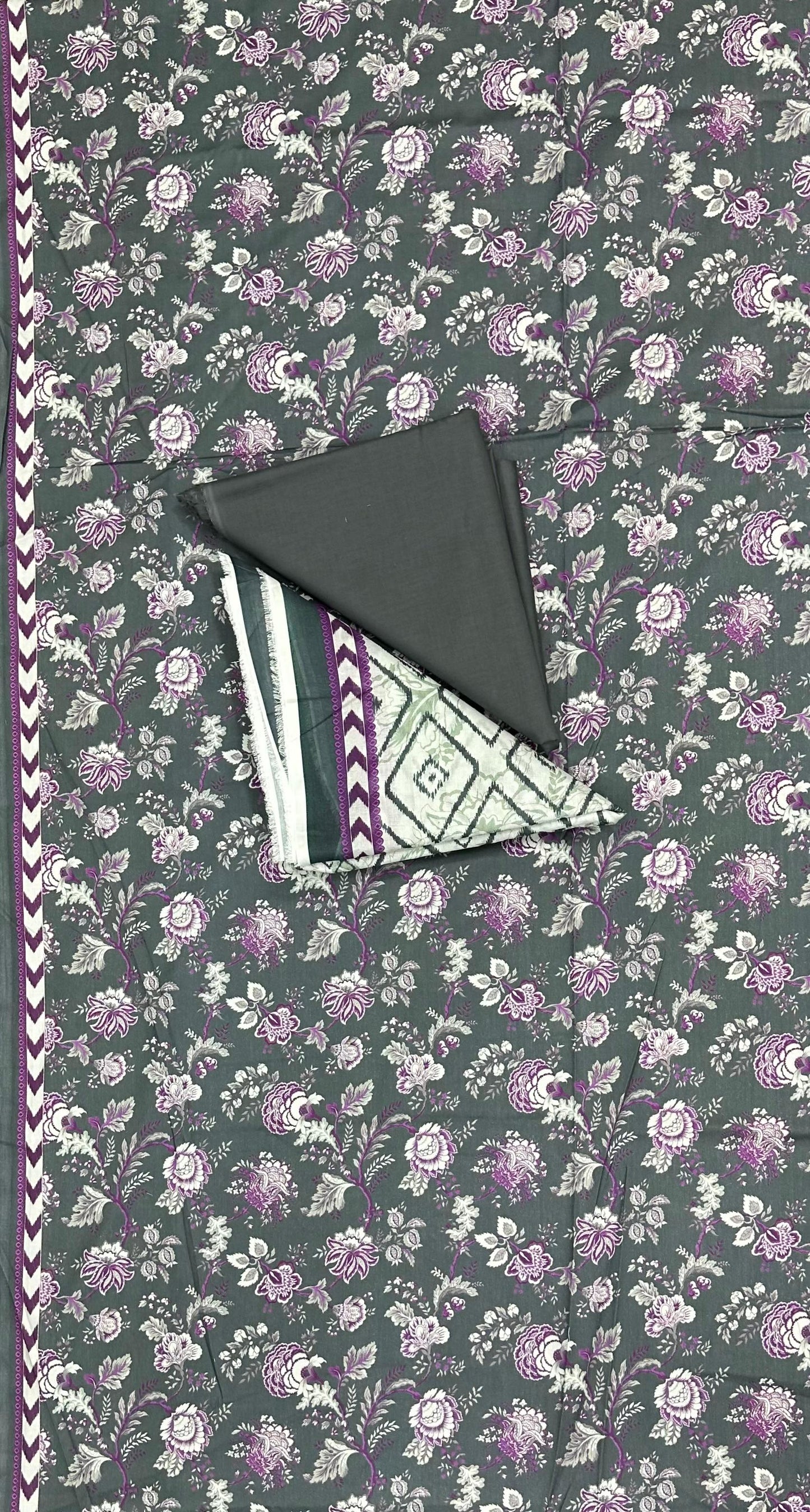 BIN SAEED Unstitched 3 Piece Printed Cotton Collection