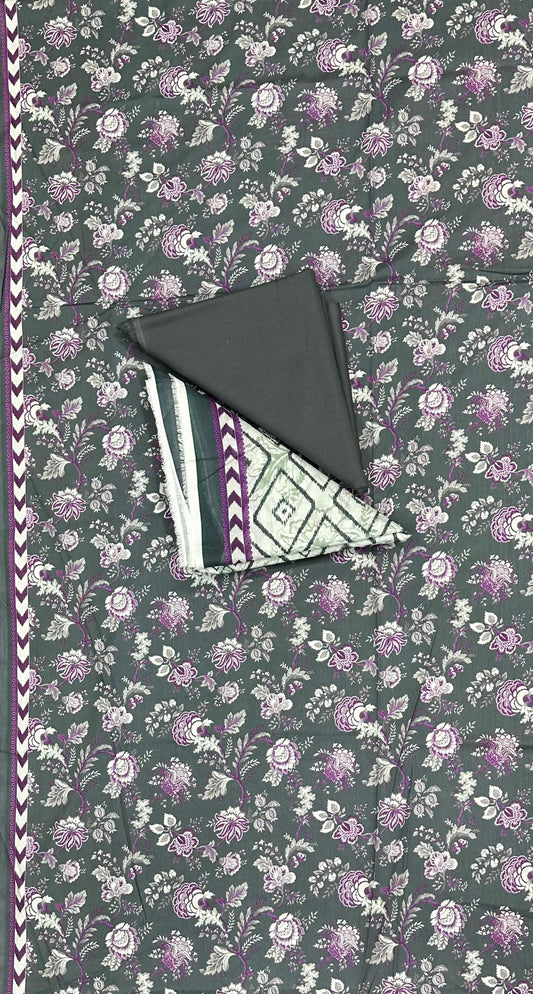 BIN SAEED Unstitched 3 Piece Printed Cotton Collection