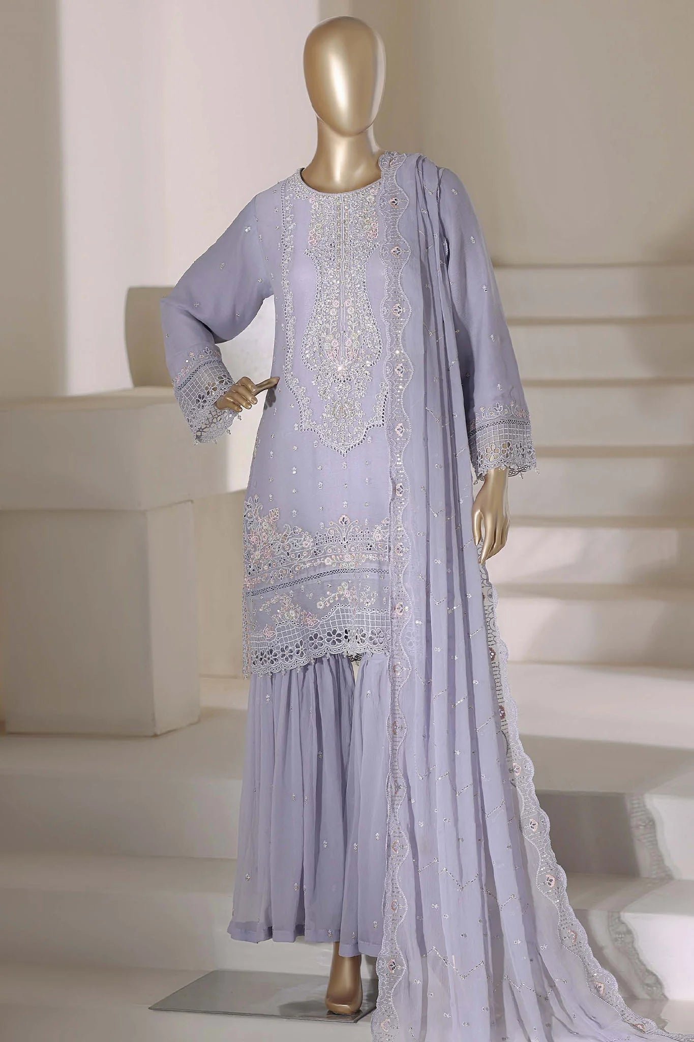 Afsanay by Sada Bahar | Stitched 3 Pc Embroidered Chiffon Collection