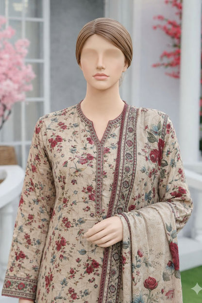 Bin Saeed | Stitched 3pc Printed Cotton Collection