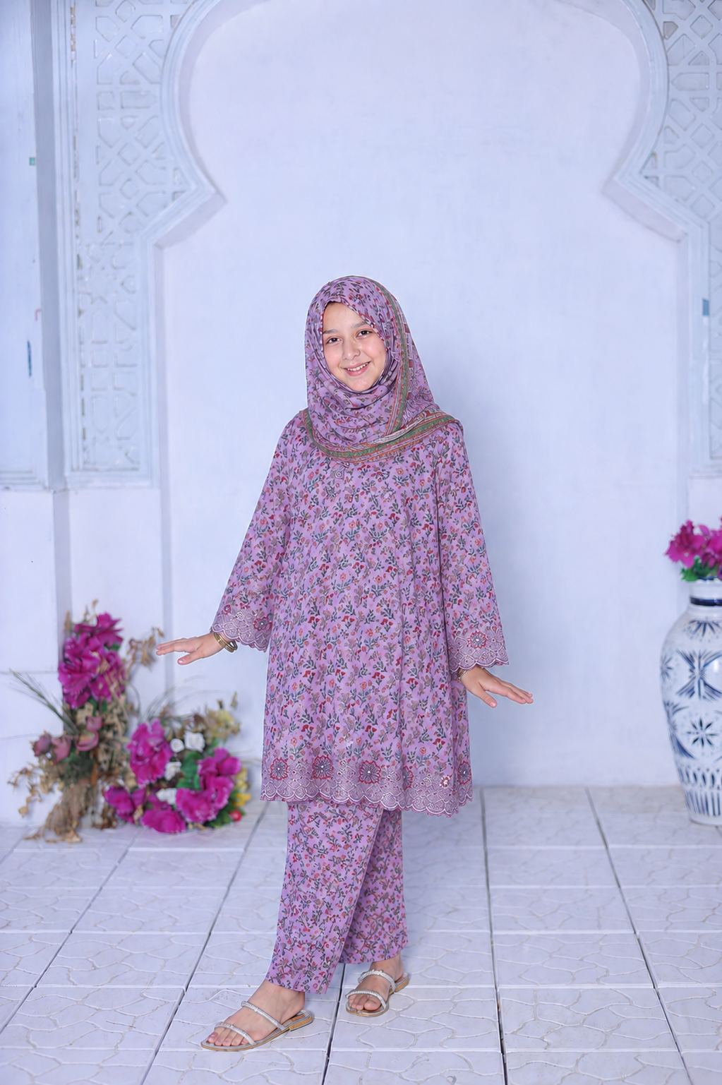 Shifa Kidz | by Suntex Fabrics Stitch 3 PC Embroidered Lawn