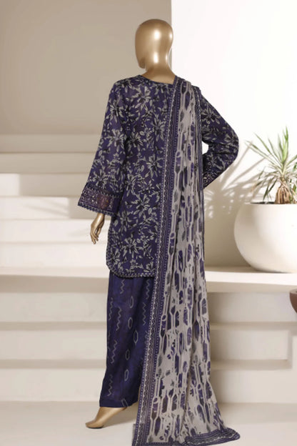 Sada Bahar Stitched Embroidered Lawn Suit With Farshi Shalwar – Summer Collection