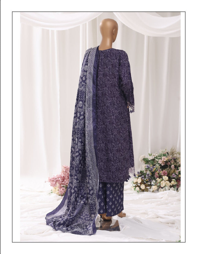 BIN SAEED | Exclusive Luxury Embroidered Viscose with Flapper — Stitched 3-Piece Collection