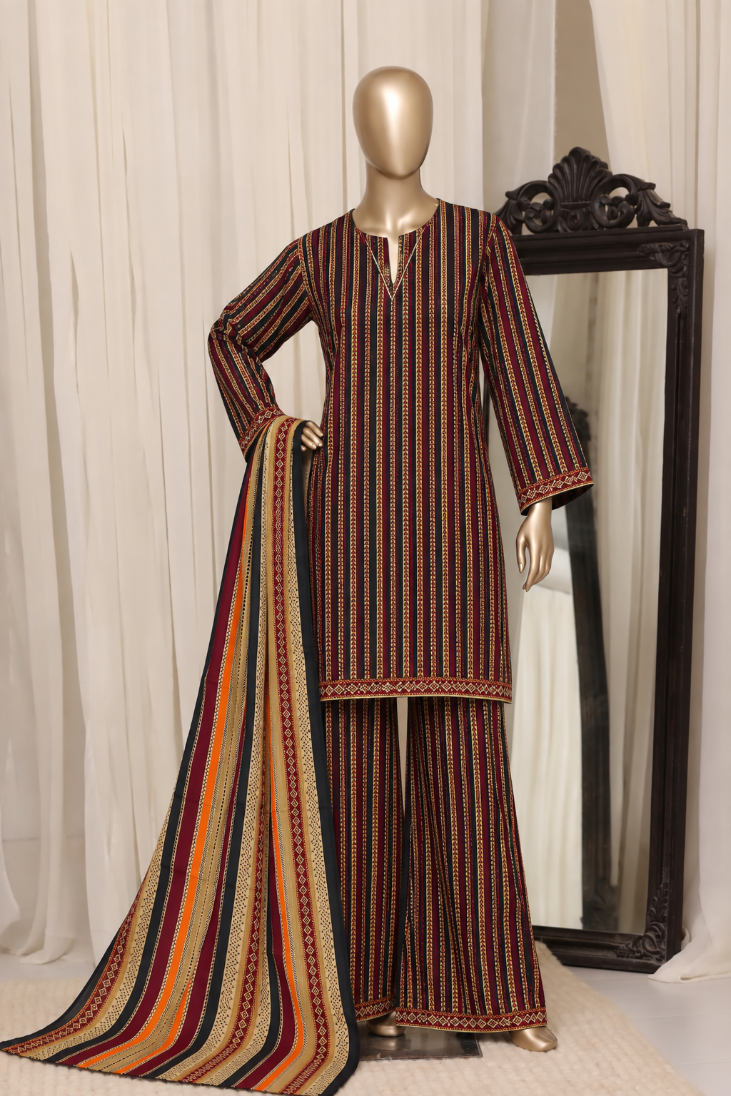 BIN SAEED | Stitch 3PC Printed Khaddar Collection – Premium Winter Collection