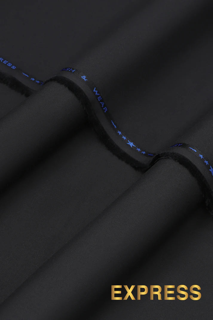 Zellbury Men’s | Unstitch Express Wash & Wear Collection – 4.25 Meter [Black]
