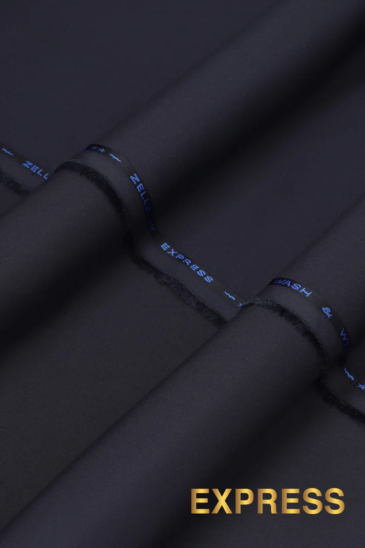 Zellbury Men’s | Unstitch Express Wash & Wear Collection – 4.25 Meter [NAVY]