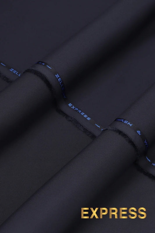 Zellbury Men’s | Unstitch Express Wash & Wear Collection – 4.25 Meter [NAVY]