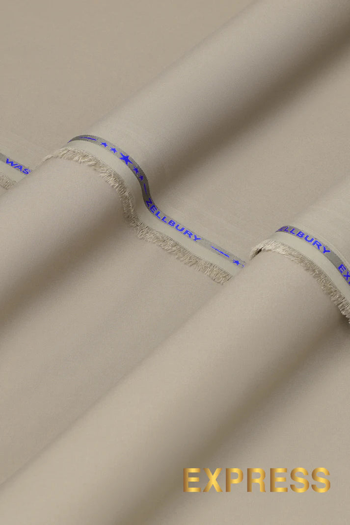 Zellbury Men’s | Unstitch Express Wash & Wear Collection – 4.25 Meter [OATMEAL]