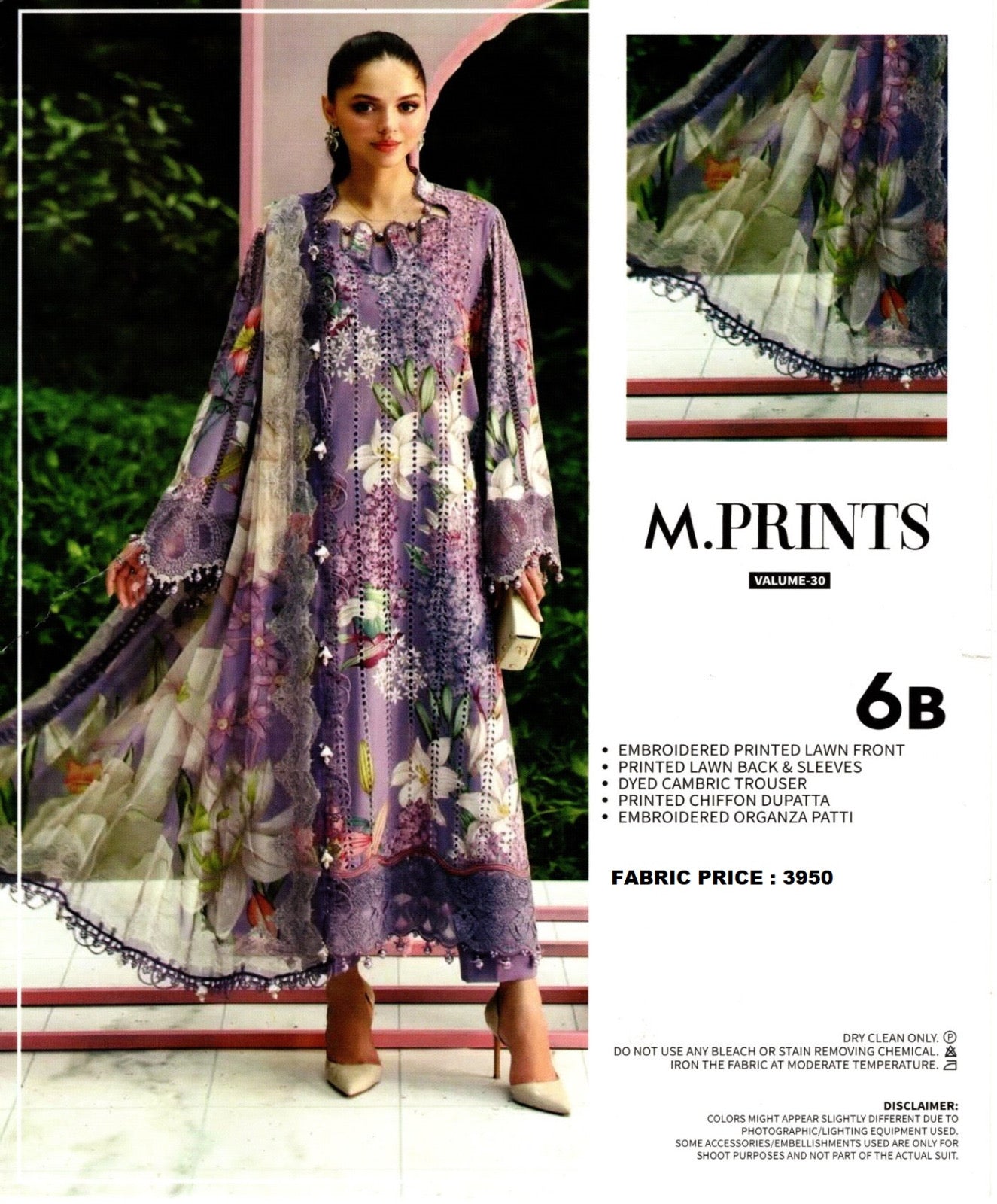 MARIA B | UNSTITCHED 
Embroidered Master Replica 3-Piece Collection