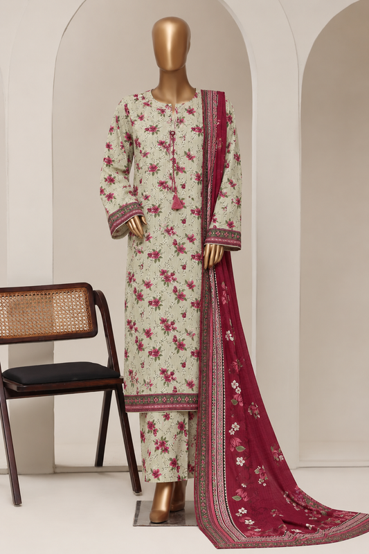 BIN SAEED | Stitch 3PC Printed Khaddar Collection – Premium Winter Collection