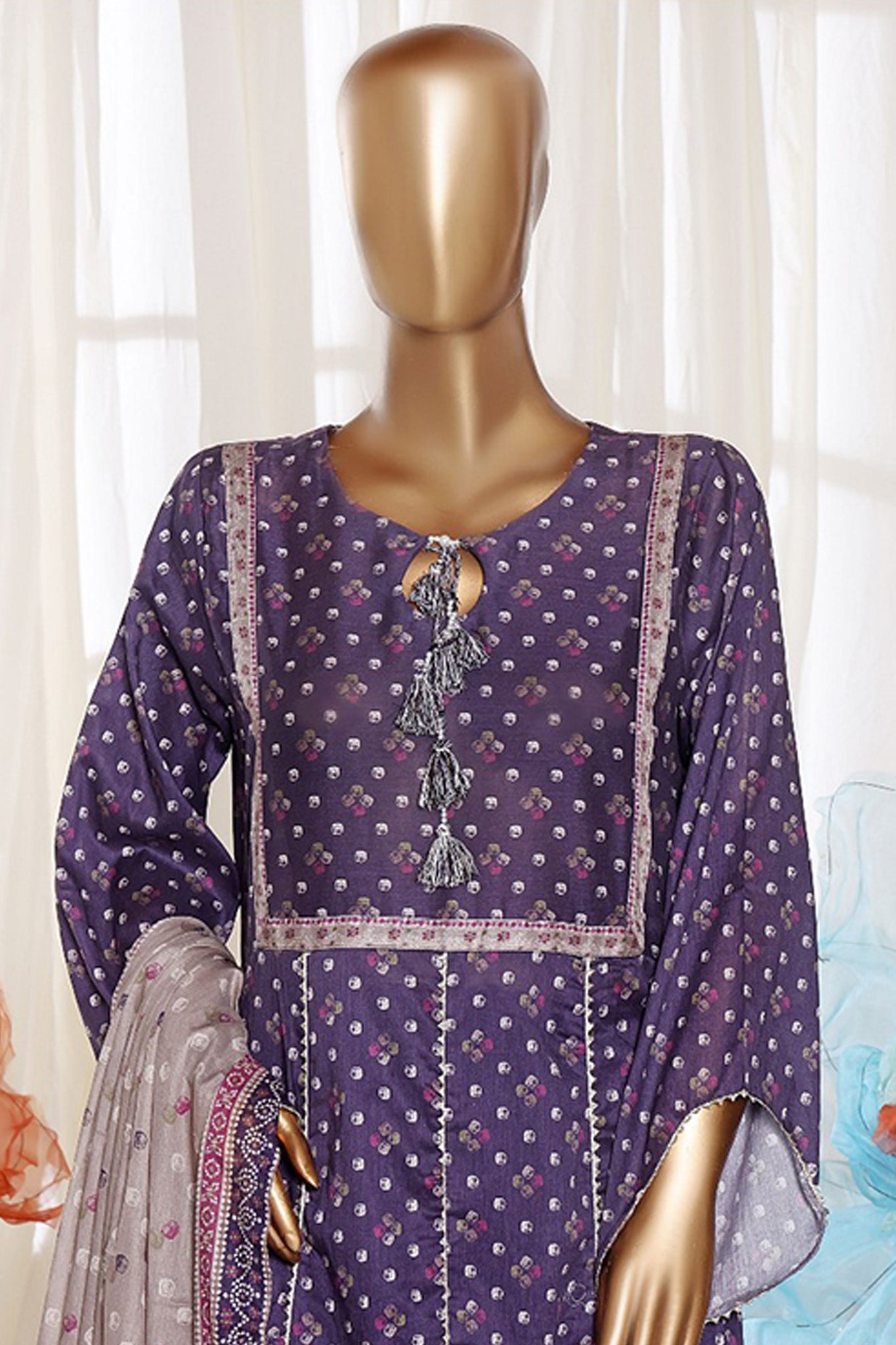 Bin Saeed | Stitch 3 Pc Printed Lawn Frock Collection