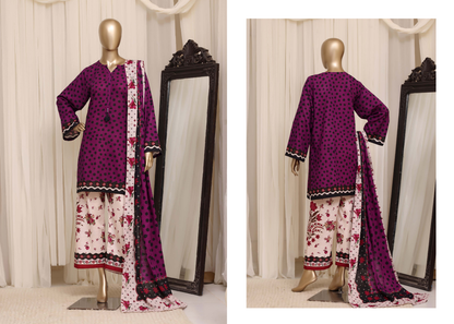 Sada Bahar | Stitched Printed Short Shirt Khaddar  With Flapper Trouser