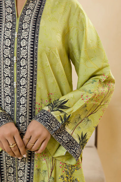 Zellbury Unstitched 2 Pc Digital Printed Embroidered Linen Collection