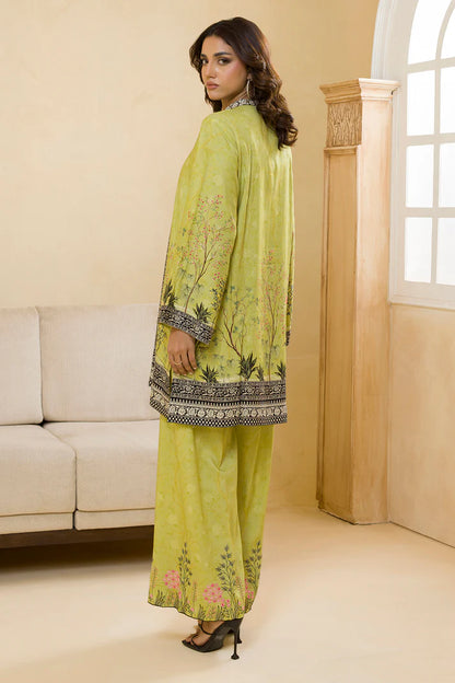 Zellbury Unstitched 2 Pc Digital Printed Embroidered Linen Collection