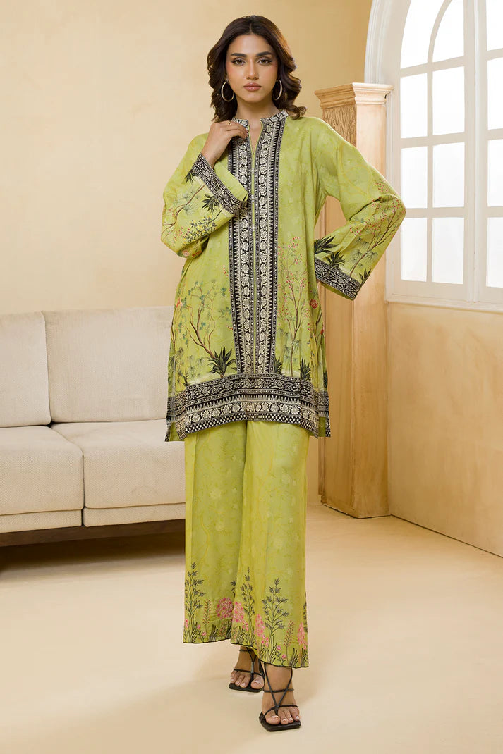 Zellbury Unstitched 2 Pc Digital Printed Embroidered Linen Collection