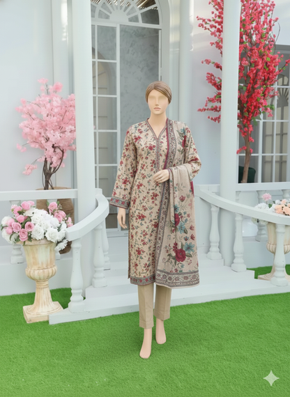 Bin Saeed | Stitched 3pc Printed Cotton Collection