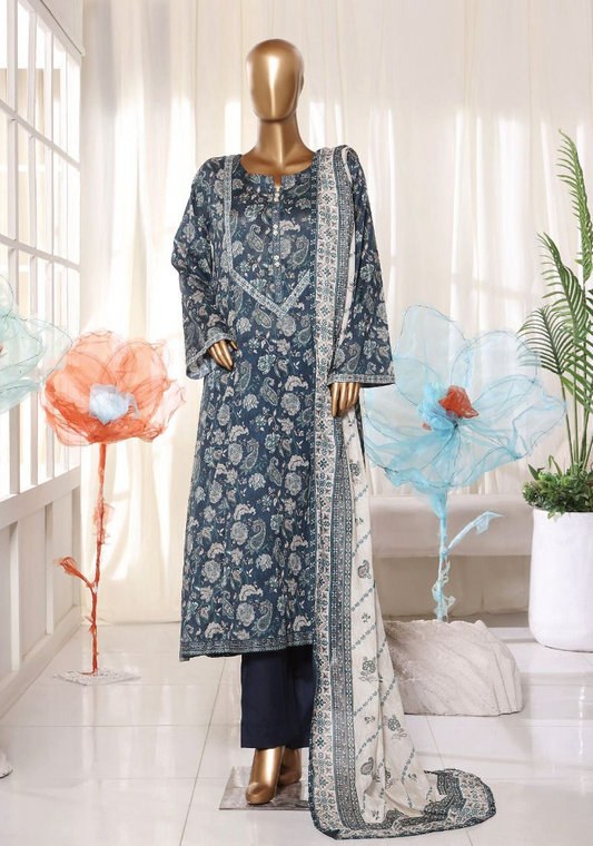 Bin Saeed | Stitch 3 Pc Printed Lawn Frock Collection