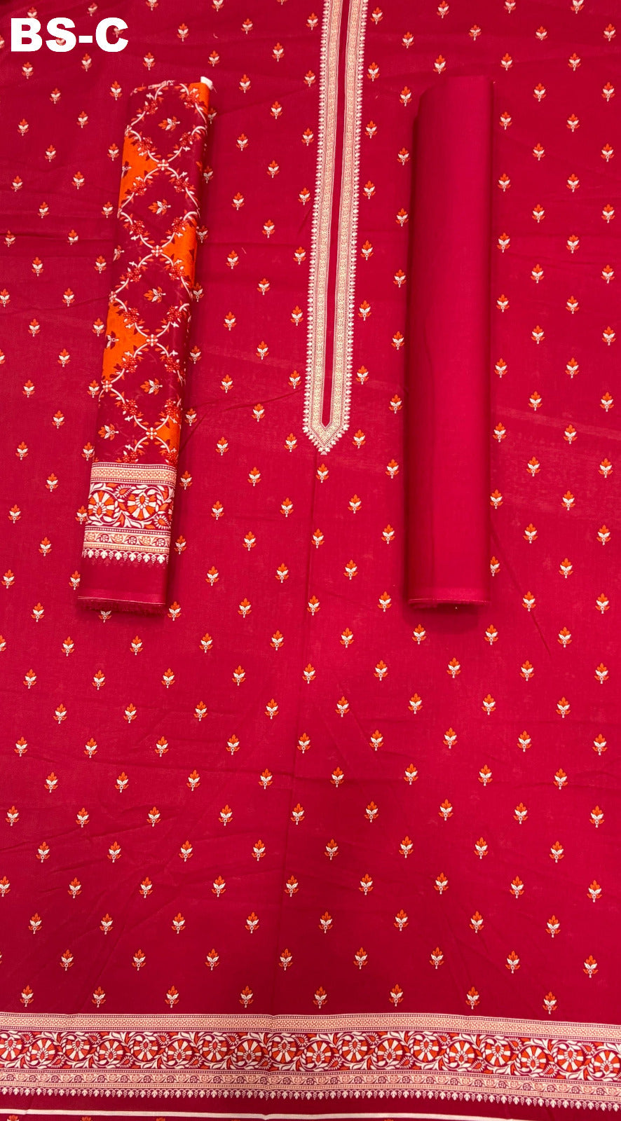 BIN SAEED Unstitched 3 Piece Printed Cotton Collection