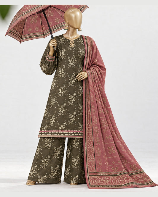 BIN SAEED | Stitch 3PC Printed Khaddar Collection – Premium Winter Collection