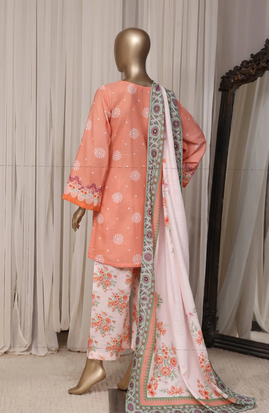 Peach Pink suit, back view
