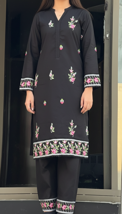 Silwalo | Stitch 2 Pc Embroidered Cotton Collection