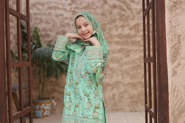 Shifa Kidz | by Suntex Fabrics Stitch 3 PC Embroidered Lawn