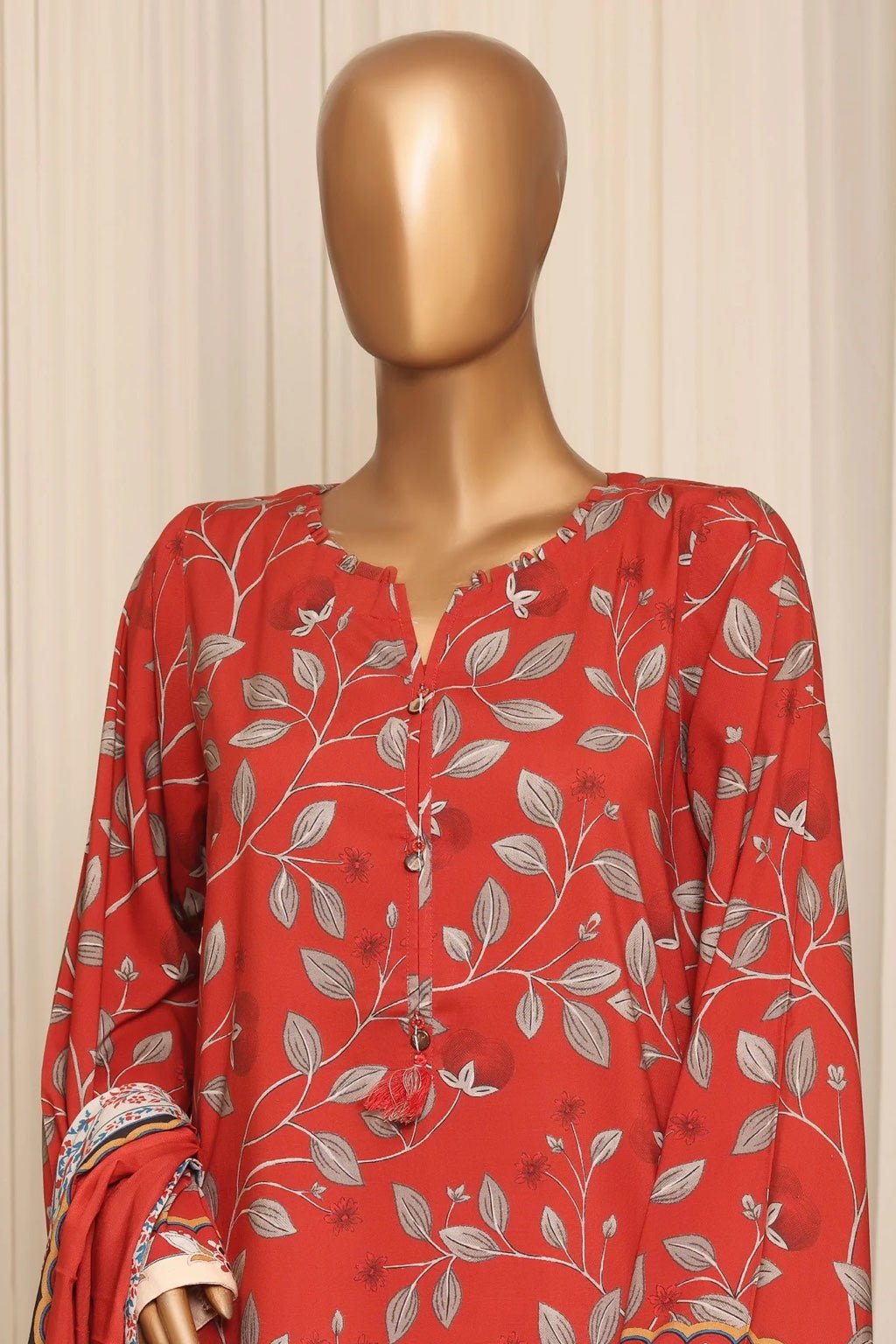 Sada Bahar | Stitched 3Pc Printed Linen - Premium Winter Collection - BarerahFabrics