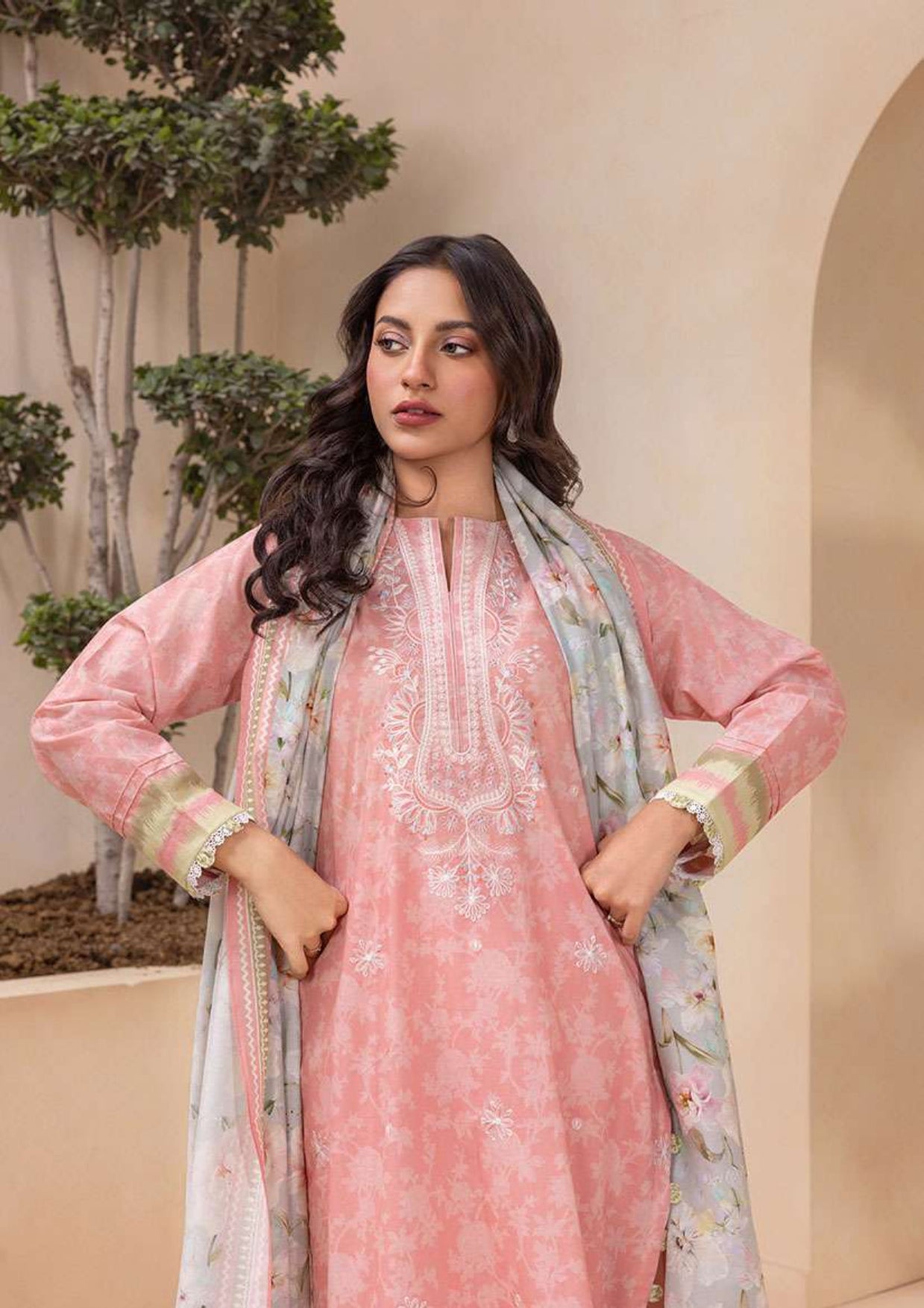 Zullbery | Unstitched Digital Printed Embroidered 2 Piece Lawn Collection