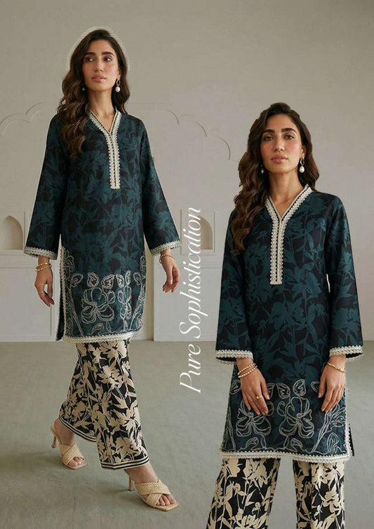 Zullbery | Unstitched Digital Printed 2 Piece Lawn Collection